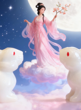 天然汉白玉石兔子摆件玉兔呈祥十二生肖小白兔摆件风水吉祥