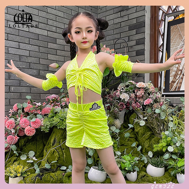 FAZ拉丁舞演变服女童表演服装