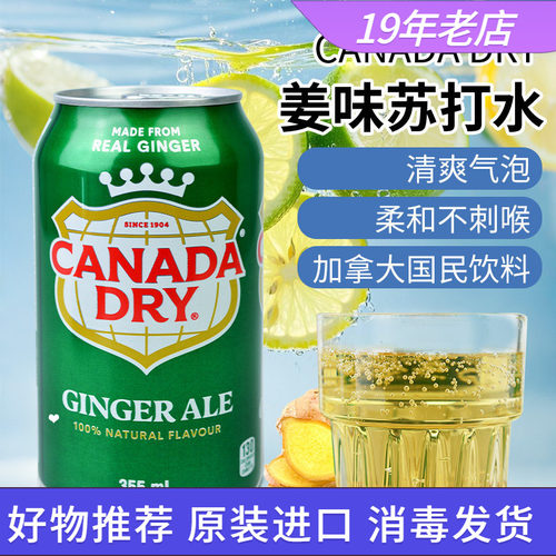 加拿大Canadadry姜汁味汽水饮料