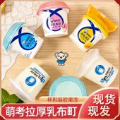 萌考拉厚乳布町杯装 奶香布丁果冻Q弹嫩滑小甜品休闲零食