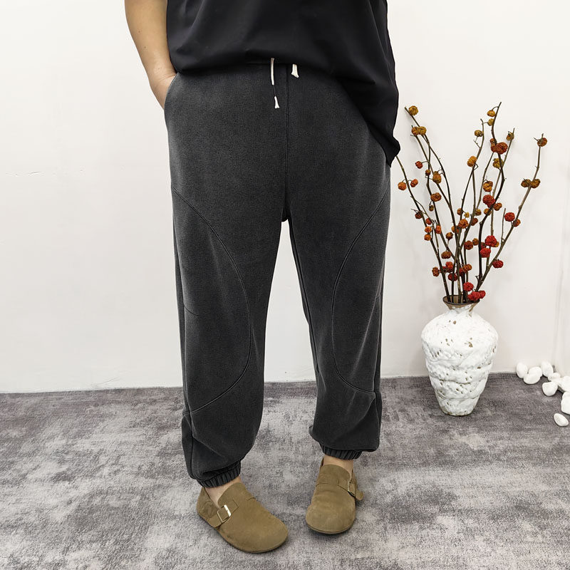 软软糯糯个性大码胖mm宽松遮肉加厚加绒水洗做旧运动裤休闲裤女冬,女装/女士精品,大码裤装,淘宝优惠券,粉丝福利购,淘宝优惠卷