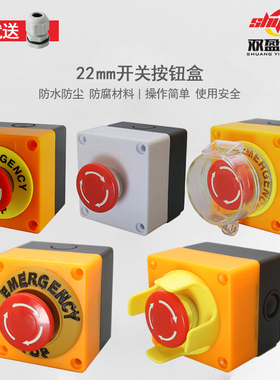 电梯急停开关盒 急停按钮 电梯开关DS-01 停止按钮底坑急停