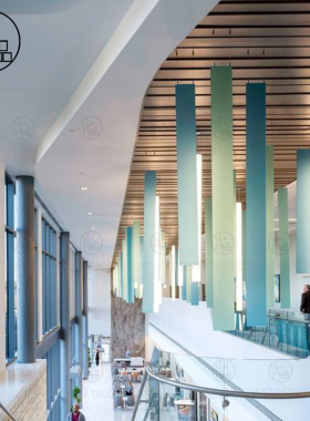 酒店大堂亚克力磨砂艺术装置
