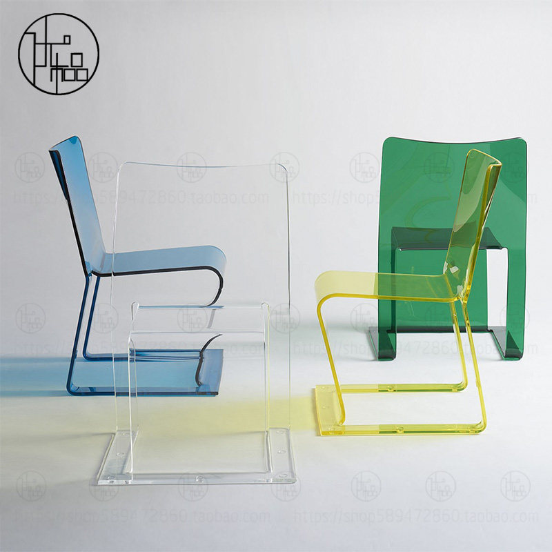 透明椅亚克力餐椅网红奶茶店休闲椅服装店靠背椅拍照椅子化妆凳子,住宅家具,餐椅,淘宝优惠券,粉丝福利购,淘宝优惠卷