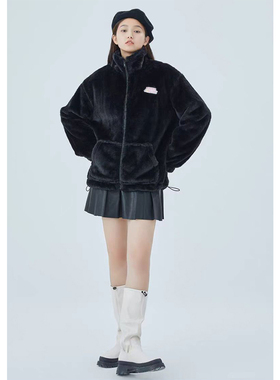 SP系列-黑色加厚保暖毛绒外套P62/P261/P462