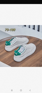 柔軟皮軟底透氣平底真牛皮鞋 休閑鞋 逢喜鳥品牌溫州真皮女小白鞋