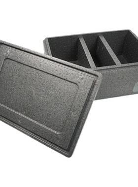 43L保温泡沫箱epp34L外卖箱冷链箱骑手送餐箱早餐店包子铺食品箱