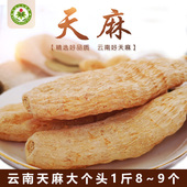 野生新鲜天嘛8个 天麻干货500g 云南昭通正品 斤生切片超细粉