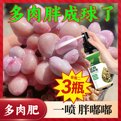 多肉专用矮胖素营养液催芽爆芽优芽上色增色防徒长干瘪黄叶喷施