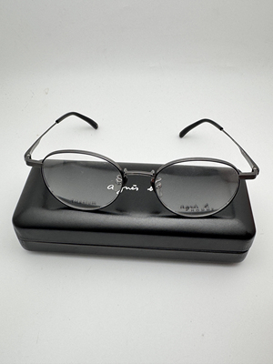 小壁虎，Agnes b雅昵斯比眼镜全框纯钛光学镜架同款近视镜AB70138