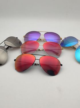 墨镜开车超轻彩膜半框太阳眼镜