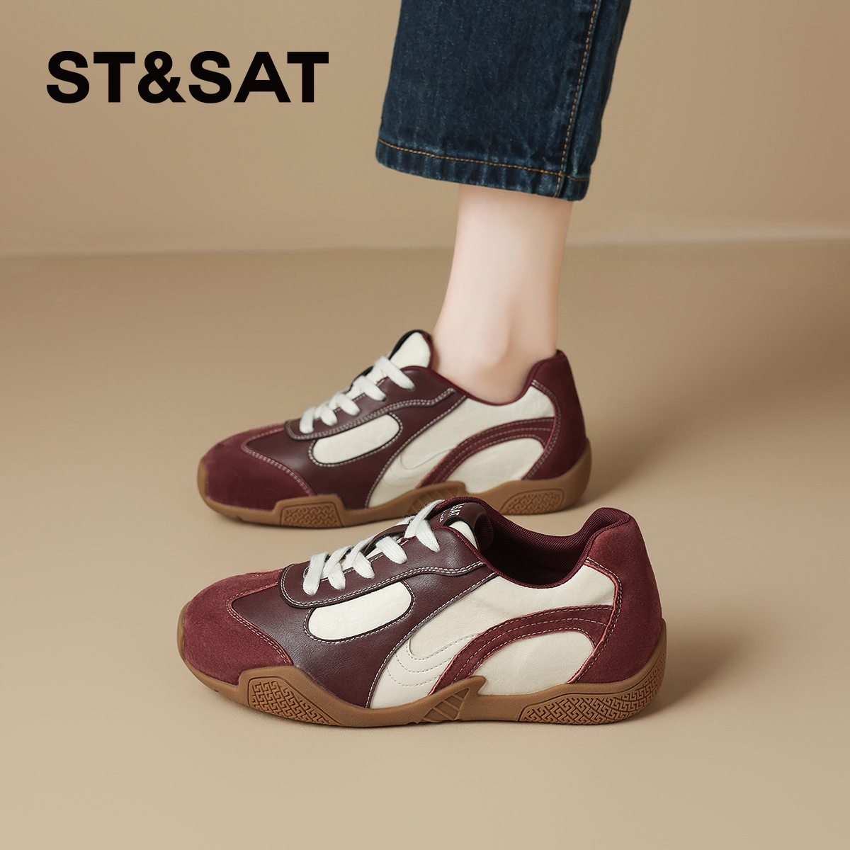 星期六复古德训鞋女款2025秋冬