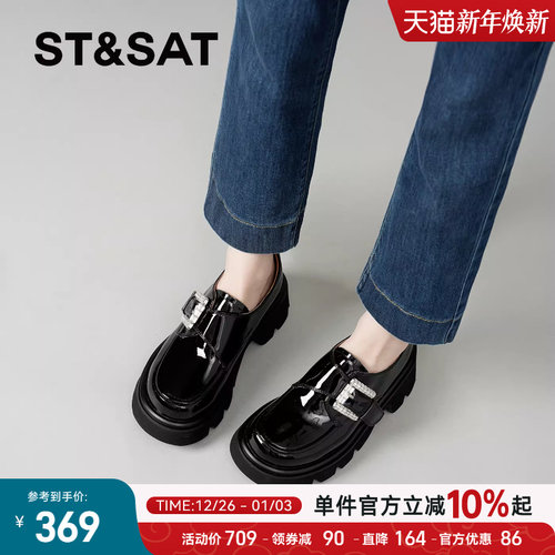 星期六英伦风小皮鞋女2025年