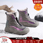 2025新款 冬季 加绒保暖高帮棉鞋 星期六雪地靴女款 小个子增高大棉鞋