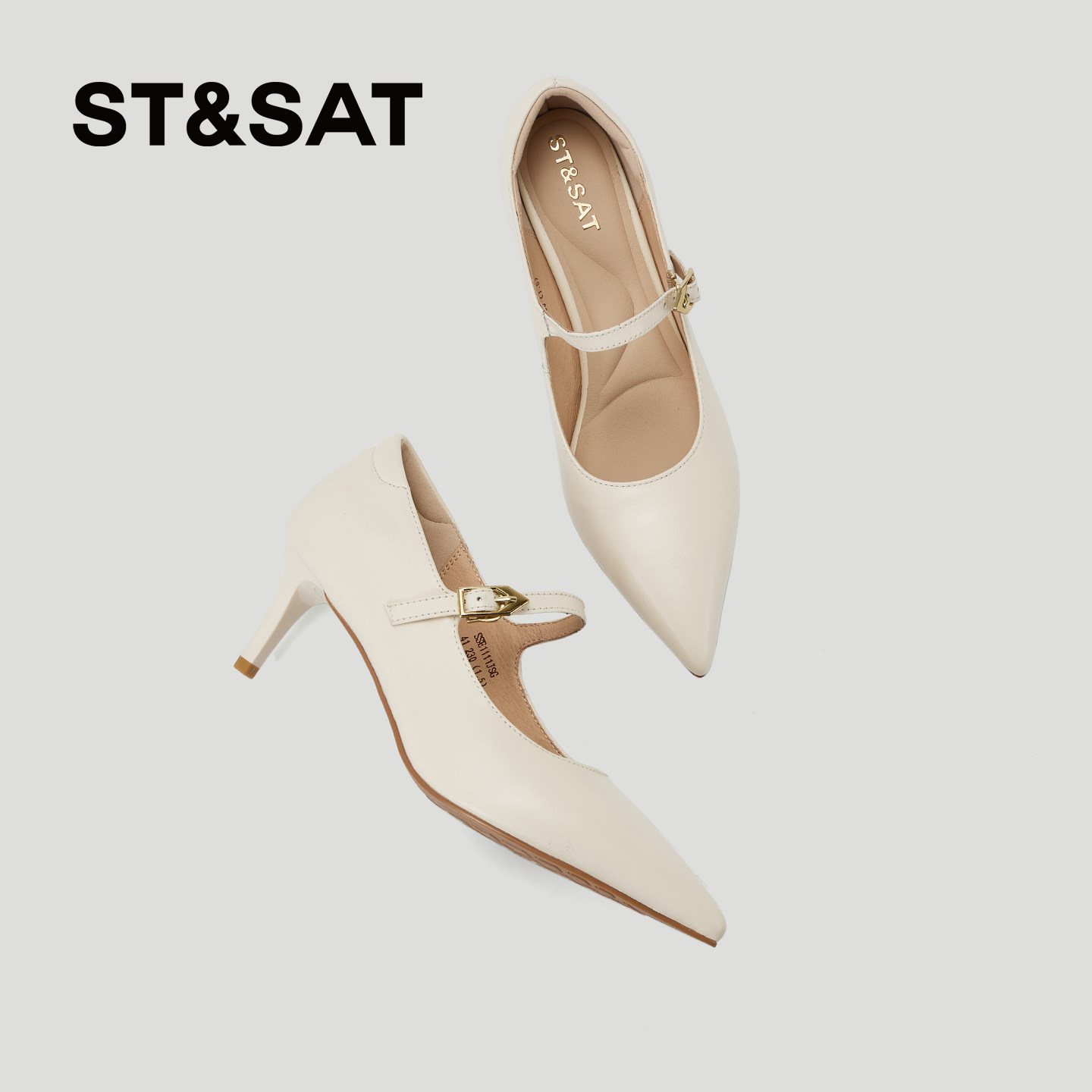 St&Sat/星期六星期六2026夏新款细跟高跟鞋女外穿时尚高级感舒适
