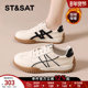 星期六真皮加绒德训鞋 直 运动阿甘平底小白鞋 2025秋冬新爆款 休闲鞋