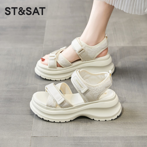 星期六官方正品女鞋凉鞋