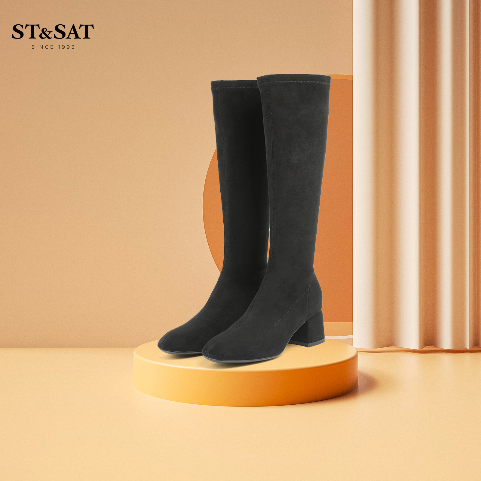 星期六长靴小个子女靴