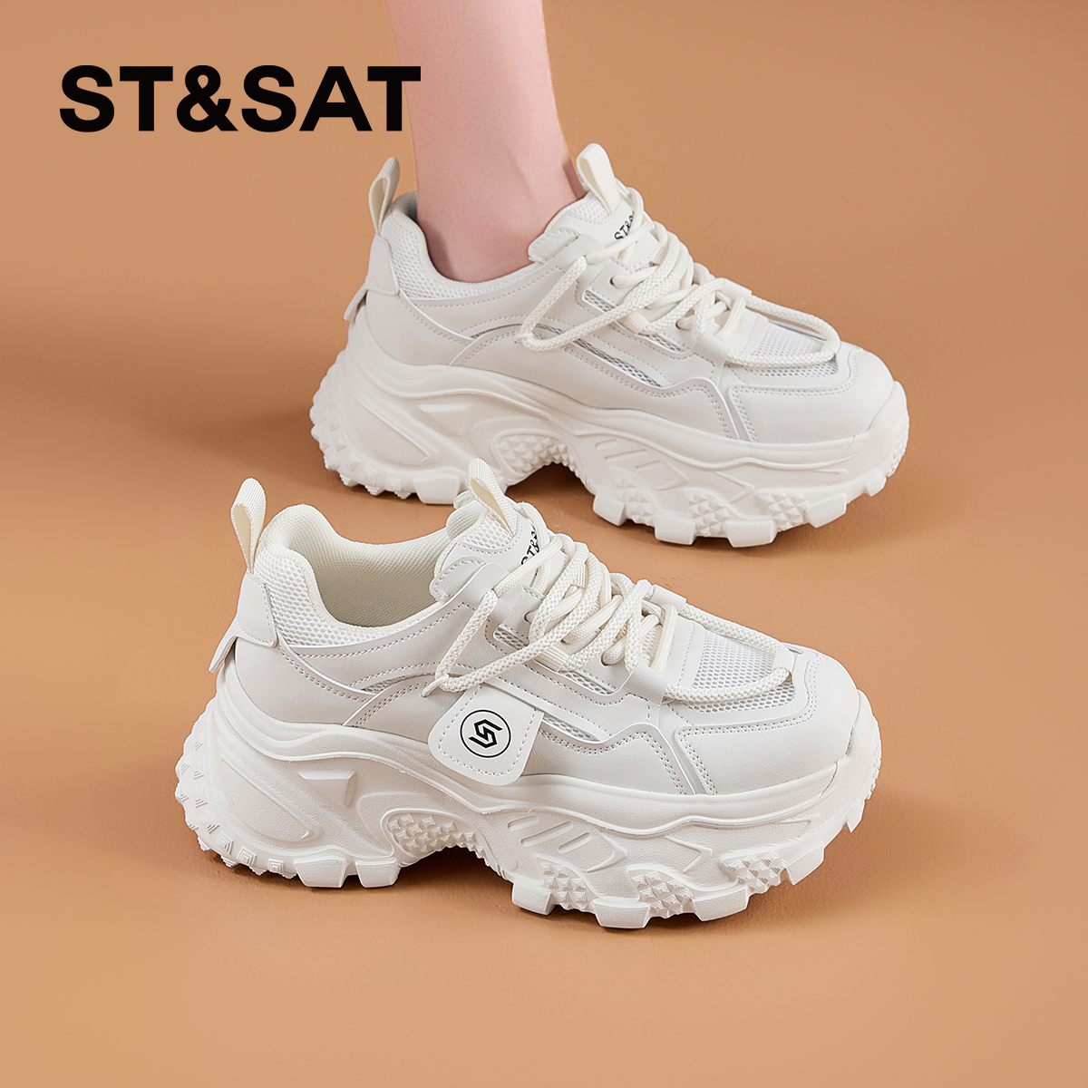 星期六老爹鞋2025新款秋季厚底