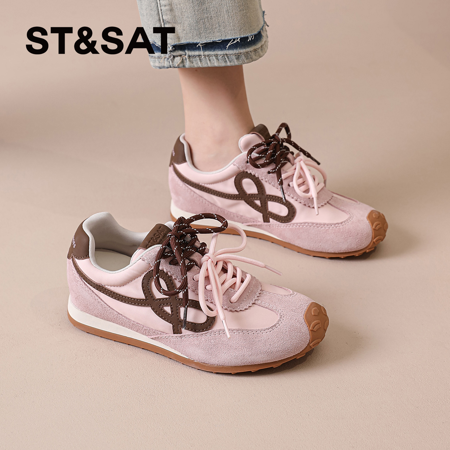 星期六官方旗舰店正品女鞋德训鞋