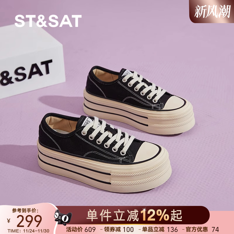 帆布鞋女2025春夏新款女款小个子
