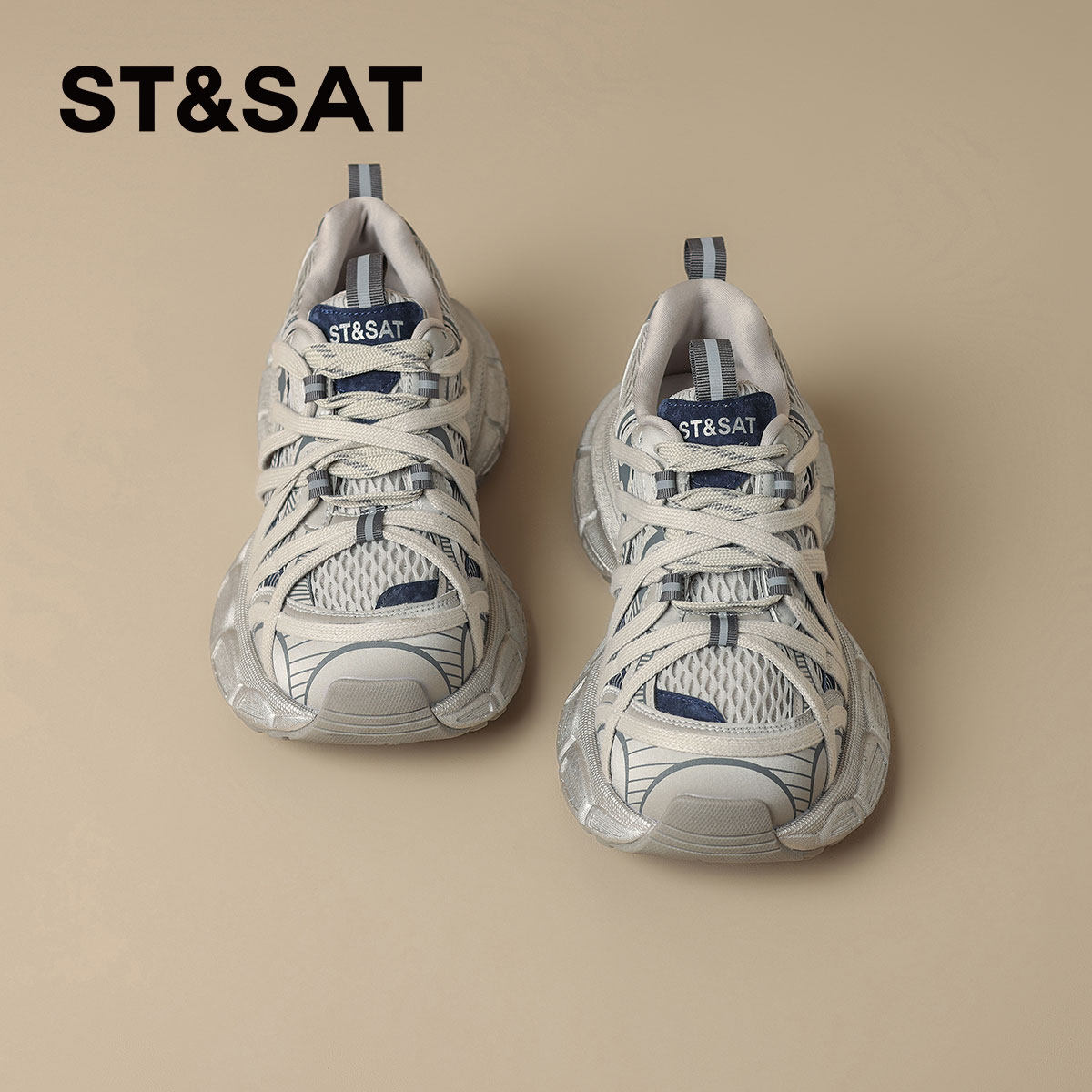 星期六超火厚底增高老爹鞋女款2025秋冬新款时尚百搭运动休闲鞋子