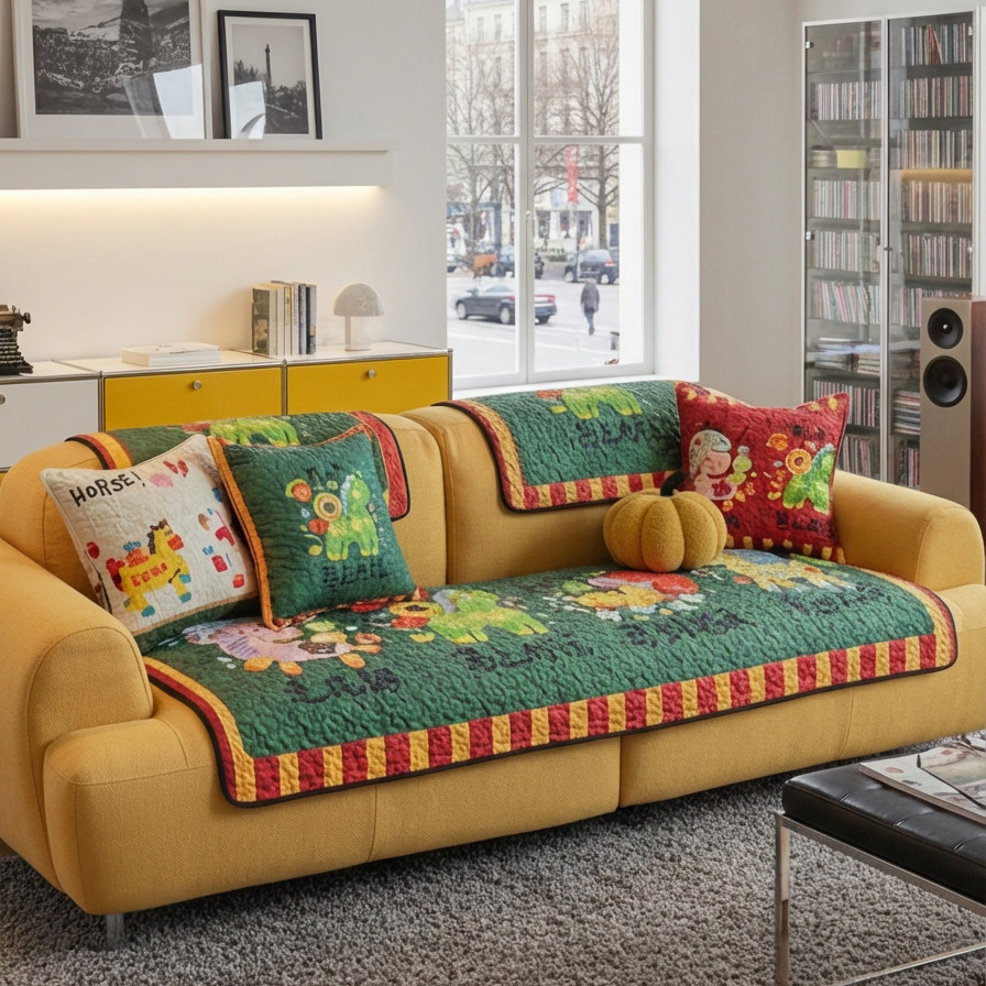 2026新中式国潮马年沙发垫秋冬保暖高级坐垫客厅防滑沙发巾套罩盖,居家布艺,沙发垫,淘宝优惠券,粉丝福利购,淘宝优惠卷