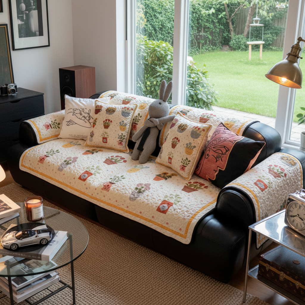 温馨感现代田园沙发垫四季通用毛绒坐垫加厚防滑沙发套罩盖巾定制,居家布艺,沙发垫,淘宝优惠券,粉丝福利购,淘宝优惠卷