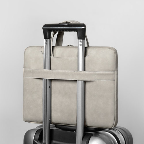 跨境耐磨亲肤顺滑皮质IPad,笔记本办公学习电脑包大容量手提包包