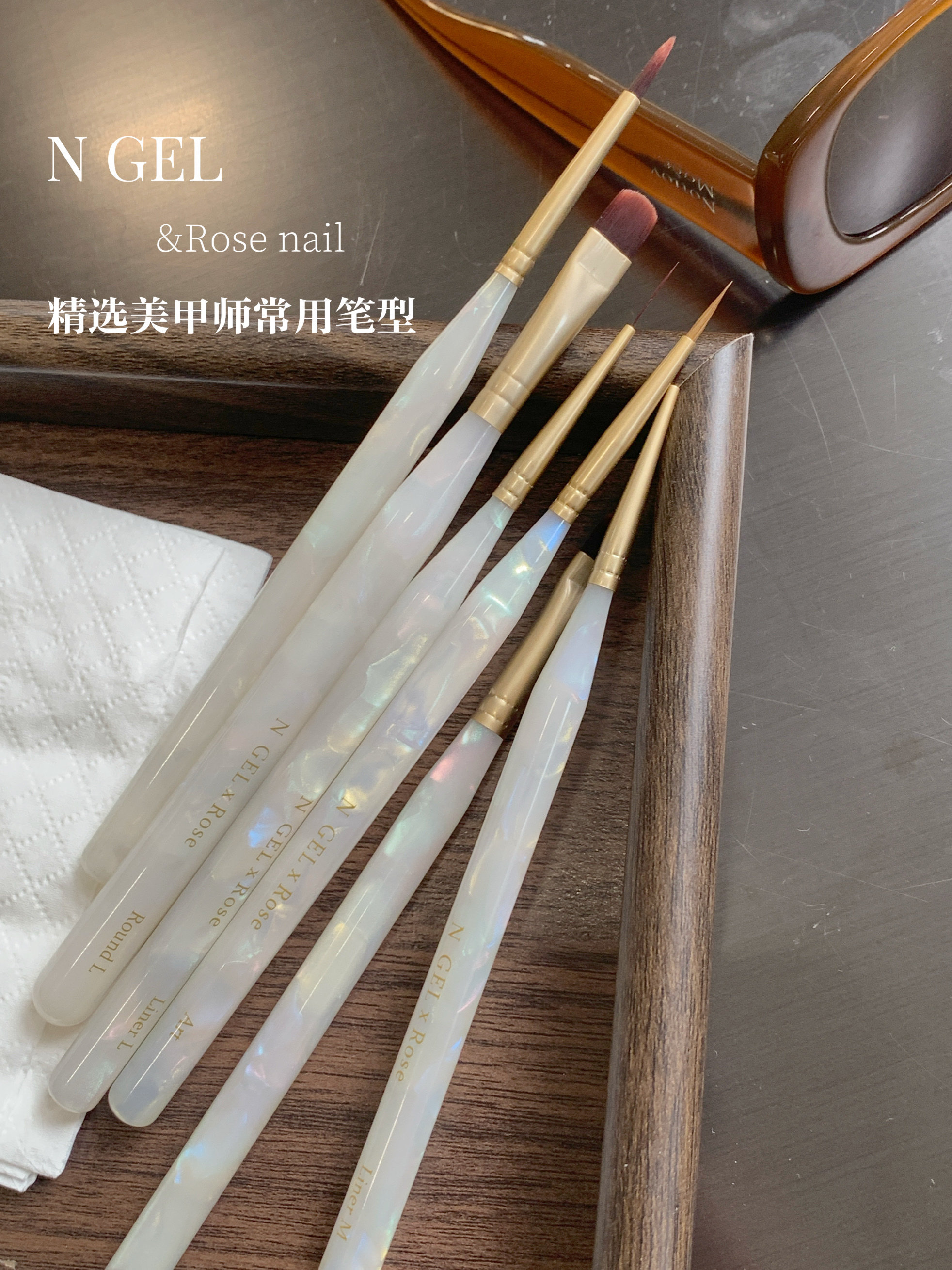 Acetate Nail Art Brush for Professional Gel Design - Taobao product photo 5