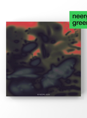 NEERG原创《黑日梦》艺术家独立系列版画装饰画玄关客厅挂画画布