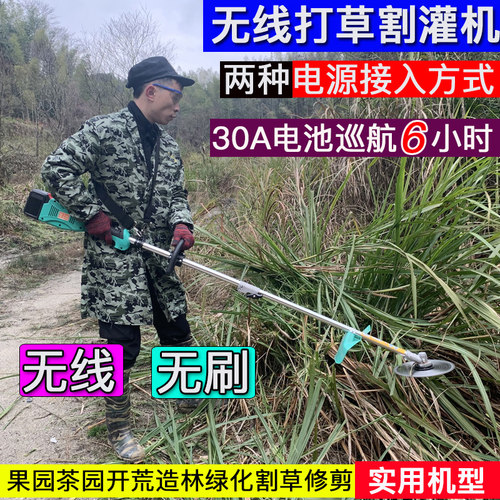 家用无刷充电式手持神器打草机