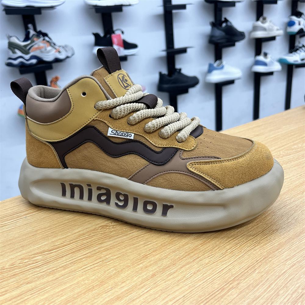 保暖高帮男鞋运动休闲鞋冬季