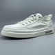 夏季 子 日常百搭小众潮男帆布运动休闲鞋 单层透气平底时尚 小白鞋
