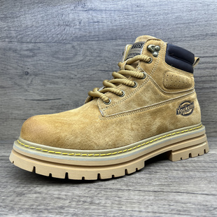 马丁靴真猪皮防滑耐穿休闲皮靴子 保暖男士 捡漏实体店280 撤柜冬季