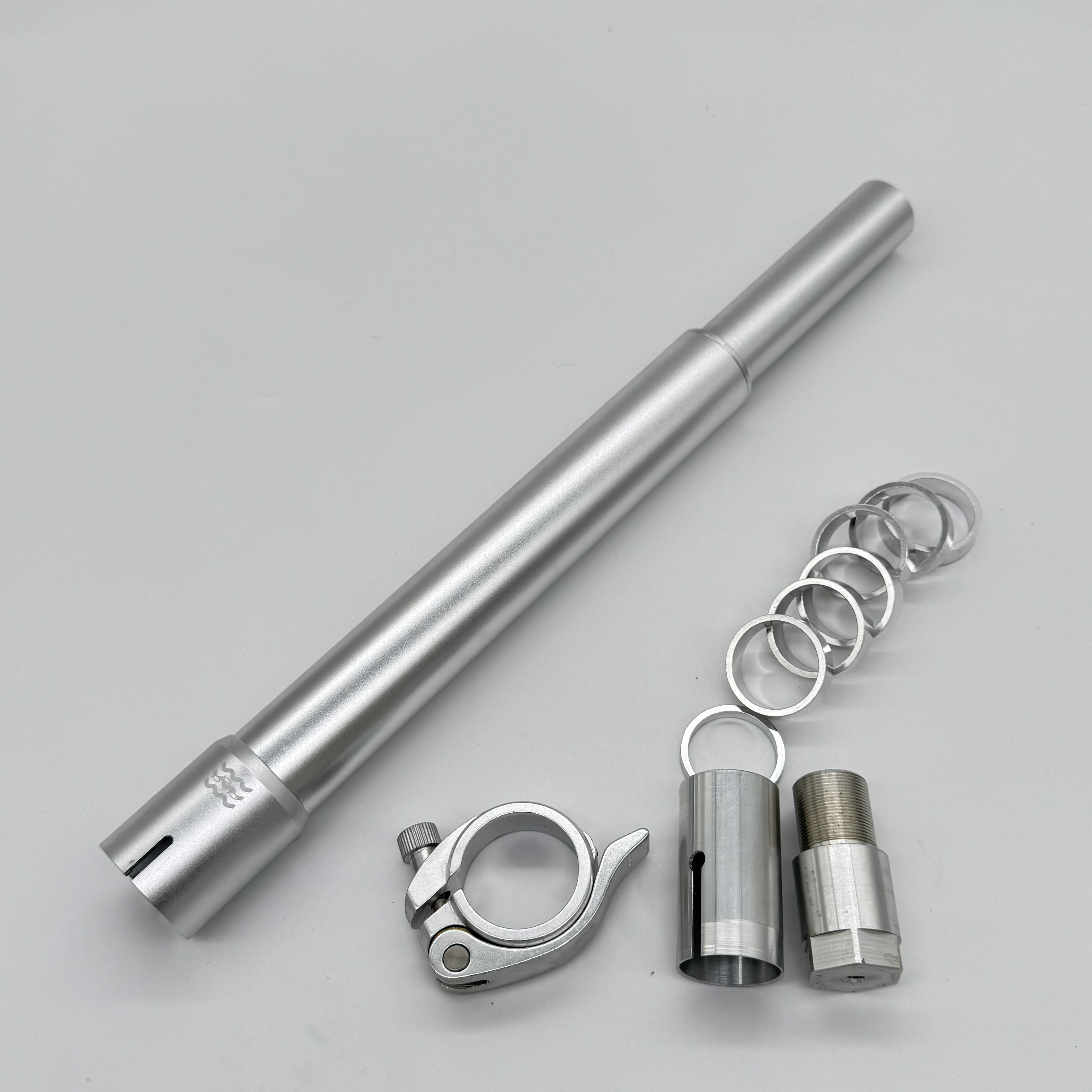 插拔头管CNC铝合金头管375折叠自行车把立风行412大行p8 sp8改装