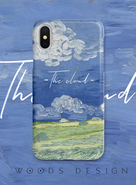 woods梵高iPhone16/15promax/17promax田野13promax/i14/i12文艺油画手机壳