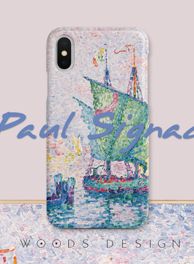 woods原创适用苹果16pro点油画粉色系14/i11/iphone17promax手机壳/15pro/12苹果全包