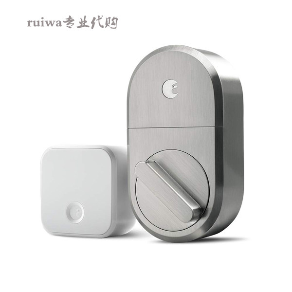 August SmartLock+Connect智能门锁Google home不锈钢Alexa语音锁