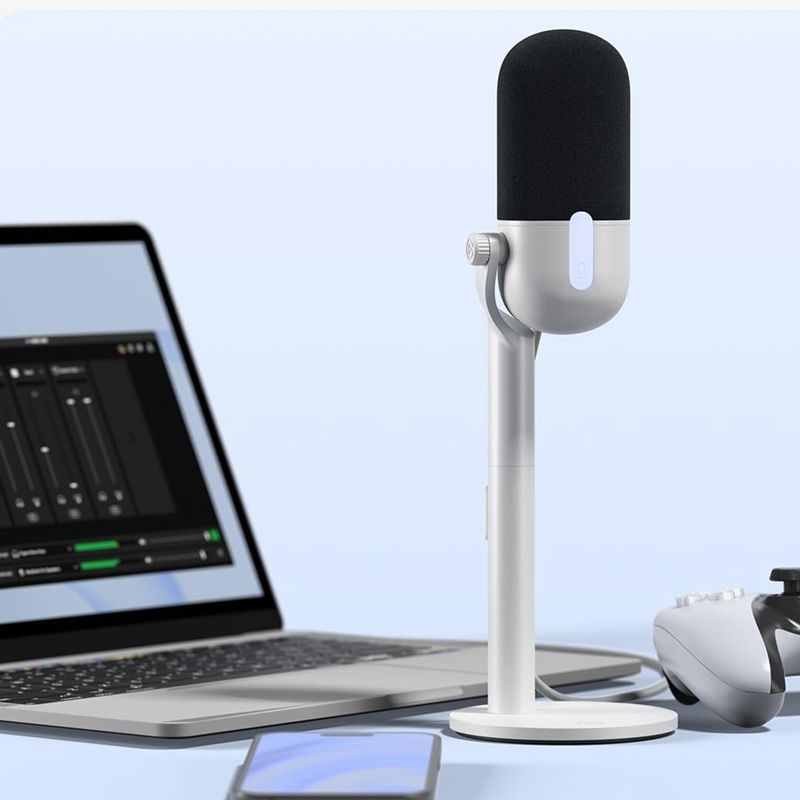 Elgato Wave Neo 即插即用 USB 电容麦克风点击静音 游戏视频会议