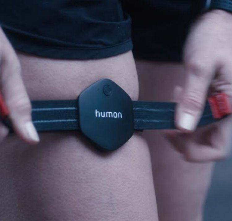 Humon Hex穿戴式肌肉含氧量传感器 肌肉氧气检测器监测运动效果.