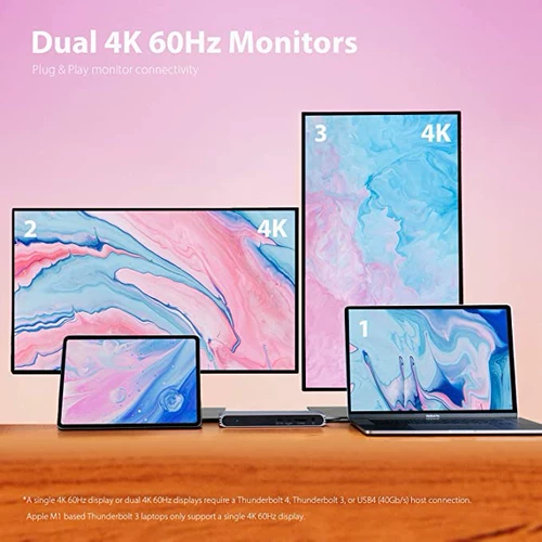 CalDigit  1 0 портов Док-станция Thunderbolt 4 для зарядки до 94 Вт.