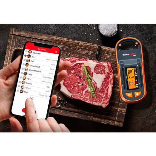 ThermoPro TempSpike Plus 蓝牙烤肉温度探针 无线温度计 充电盒