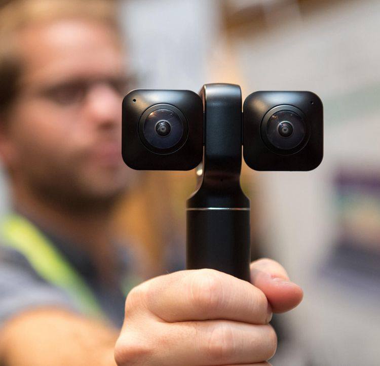 vuze xr dual双镜头虚拟现实vr相机 360度全景摄像头