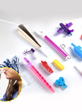 吹气笛套装儿童语言口肌训练工具合唇肺活量气息练习合民康复自闭