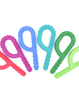 美国原装ARK儿童P字咬牙胶宝宝言语口肌训练工具合民康复下颌骨力