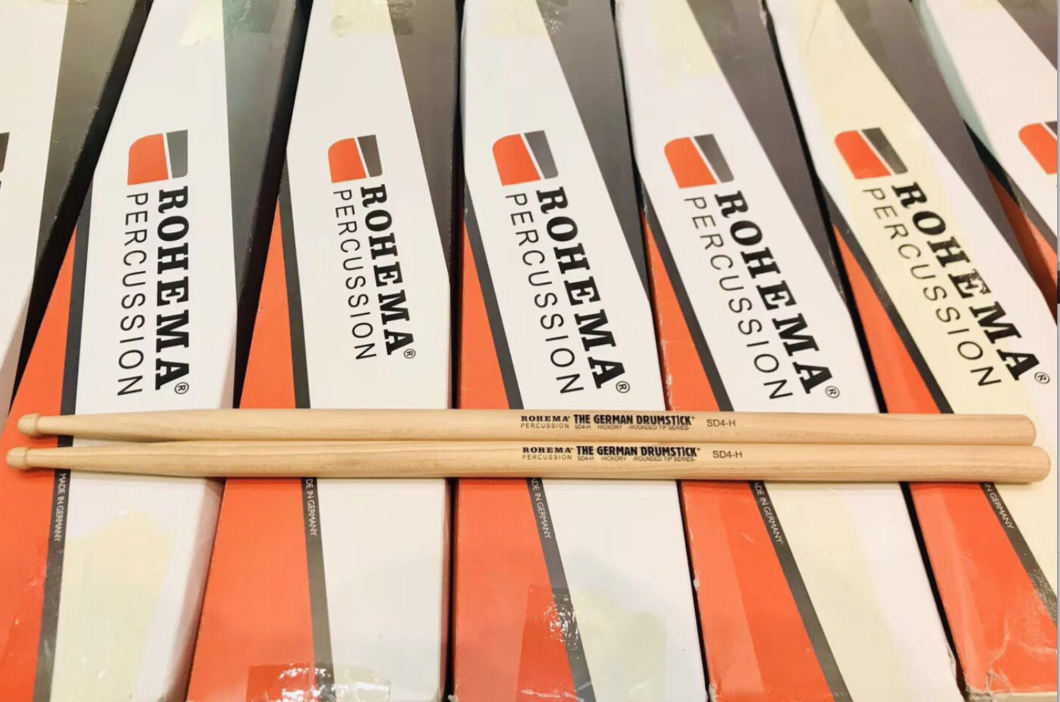 ROHEMA rohema 鼓棒 爵士鼓锤  德国 5A 2B 签名鼓槌 正规代理