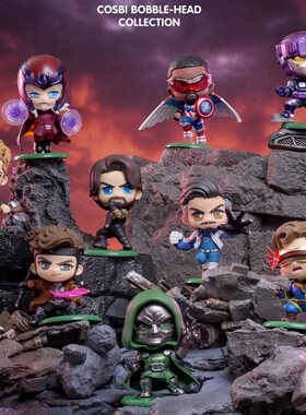 正版HotToys COSBI复仇者联盟5毁灭之日系列盲盒人偶潮玩摆件礼物