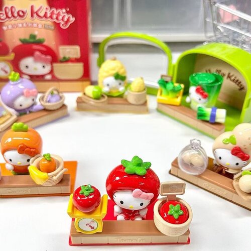 正品萌趣社Hello Kitty鲜蔬小铺系列微盒凯蒂猫周边可爱玩具礼物