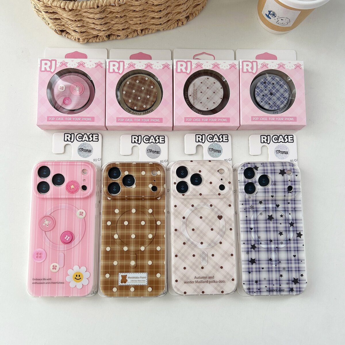 精孔 双层IMD磁吸适用于苹果17时尚创意手机壳ins风新款16系列手机保护壳15pro手机保护套